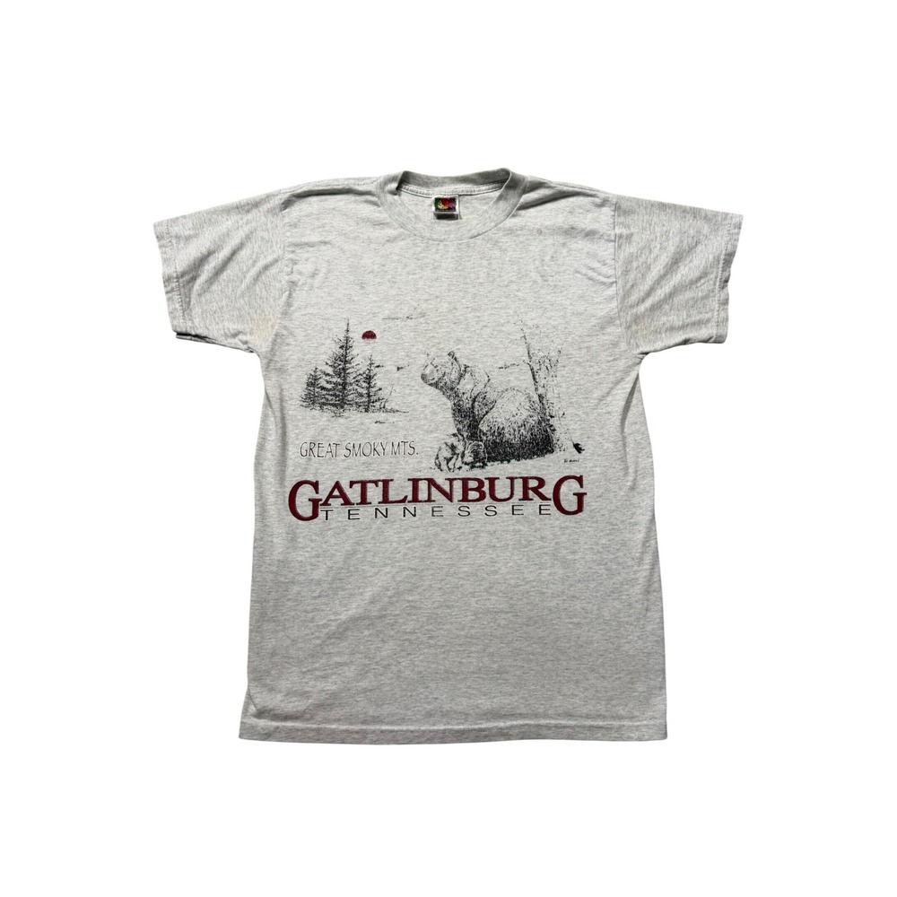 Vintage 90s Gatlinburg Tennessee Bear Graphic Tee –‎ Medium